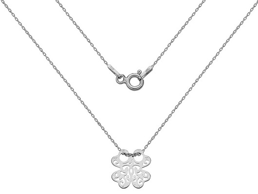 NASZYJNIK SREBRO 925 Z BLASZKĄ GRAWEROWANĄ Coccola JEWELLERY