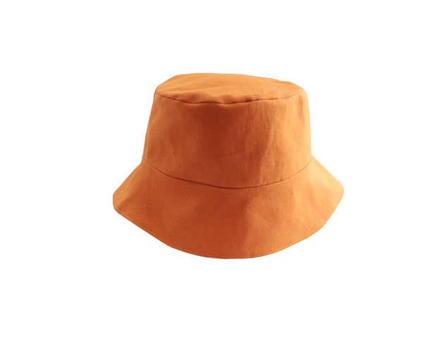 kapelusze damskie Bucket hat kapelusz kubełkowy czapka rybacka składany kapelusz  pomarańczowy