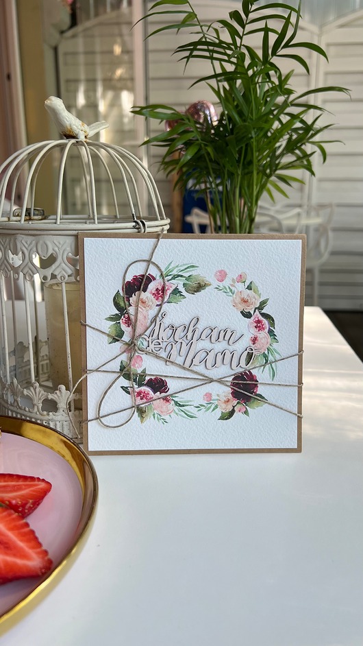 kartki scrapbooking Kartka dla mamy, na dzień matki