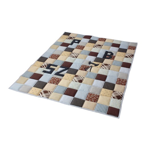 NARZUTA PATCHWORK DWUSTRONNA |GODA|145x185cm patchwork house