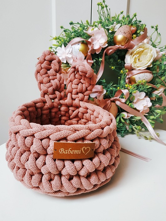 koszyki wielkanocne Koszyczki wielkanocne z uszami " The Ester Bunny"