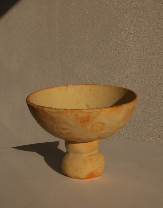 patery i talerze Ceramiczna patera, misa na nóżce