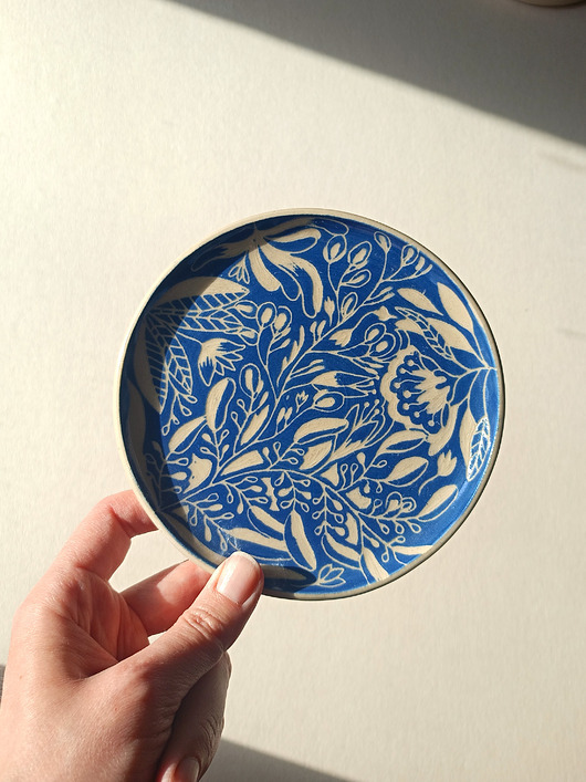 patery i talerze Talerzyk niebieski nr 2