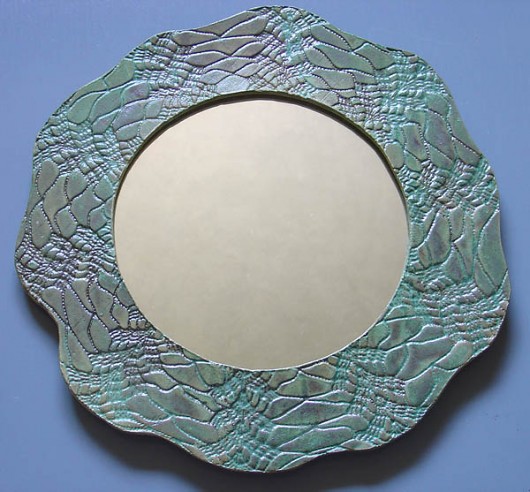 Lustro w ramie ceramicznej HOMO FABER