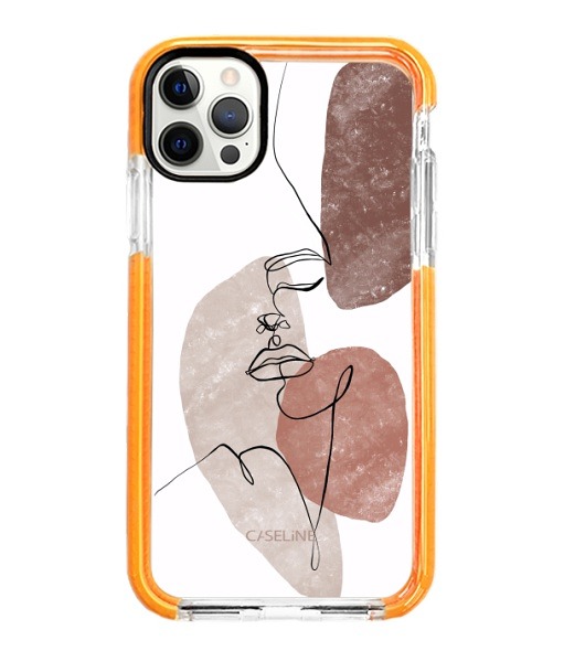 etui na telefon iPhone  IMPACT CASE POMARAŃCZOWY etui - LA2006