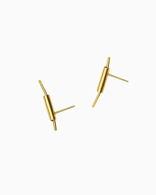 Kolczyki pozłacane ECLISS Arch II -GOLD maksi.miuk Jewelry