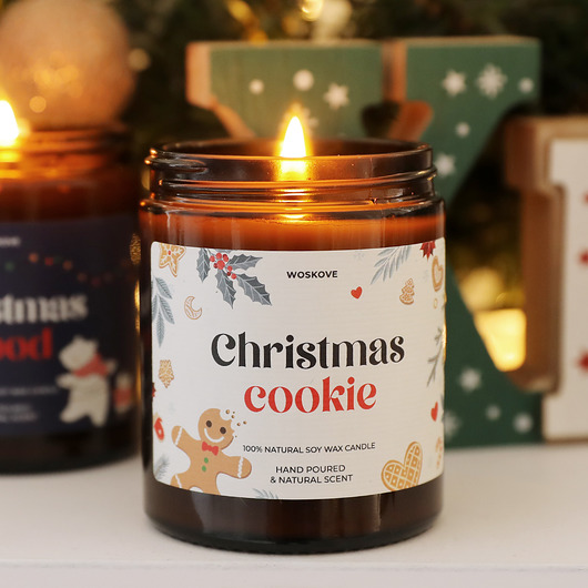 świeczniki i świece CHRISTMAS COOKIE - świeca sojowa