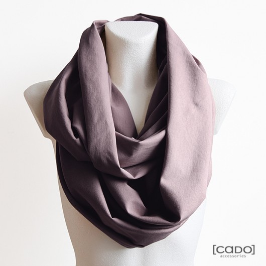 Zamotka Tuba Szal Komin - Basic Mauve CADOaccessories