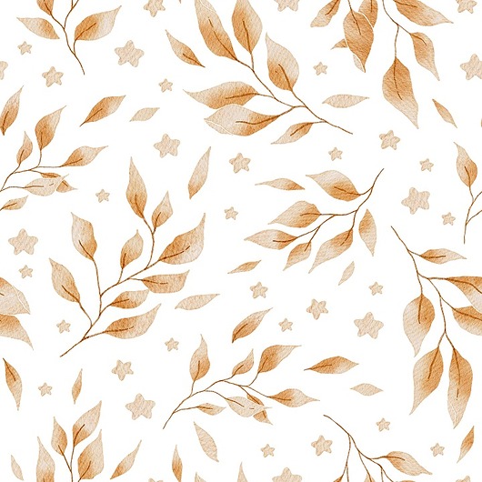 naklejki ścienne do pokoju dziecka Tapeta Dreamy Leaves 53cmx10m PZ