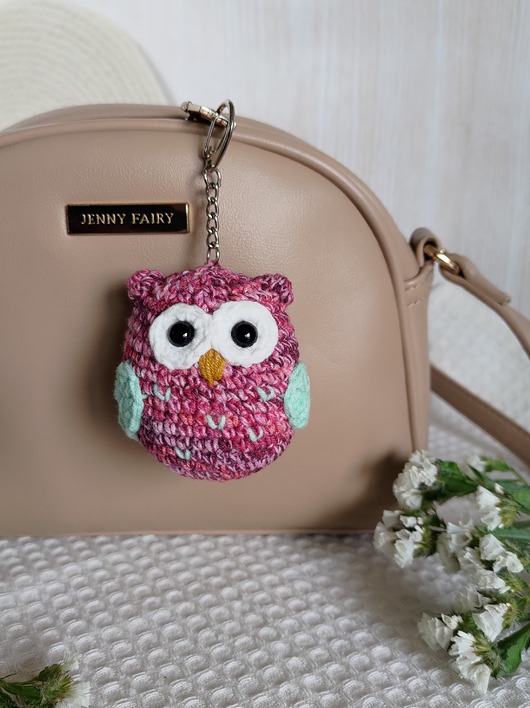 breloki Brelok sowa, Brelok do kluczy, Sówka brelok na prezent