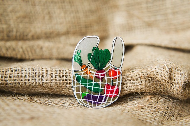 broszki Broszka warzywna