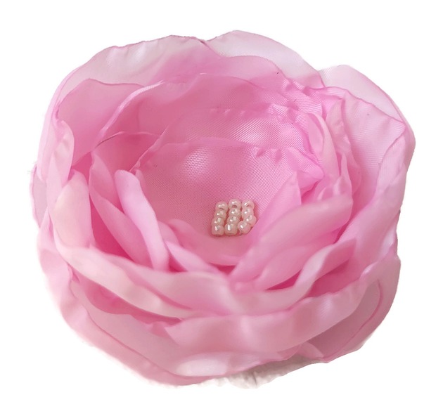 broszki Jasno różowa broszka 12cm