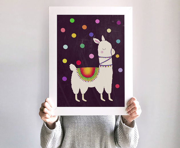 grafiki i ilustracje Lama