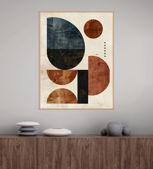 plakaty Geometria natury - Plakat, druk - Minimalizm, Boho, Loft #66