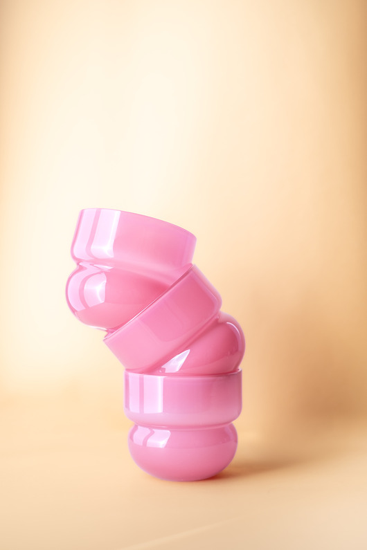 szklanki i kieliszki Zestaw Szklanek  RUNO - 2 SZTUKI (fioletowe) 220ml