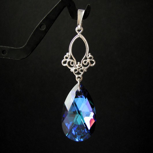 Wisior z kryształem Swarovski - Mindanao Marisella