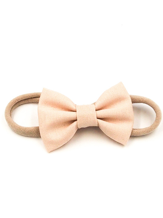 ozdoby do włosów dla dzieci Opaska do włosów z kokardką Petal Peach