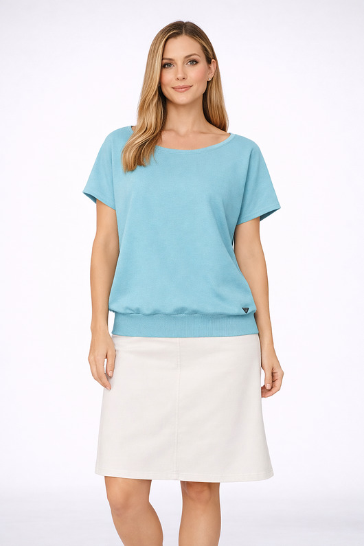 t-shirt damskie Bluzka,, NOEL" Niebieski