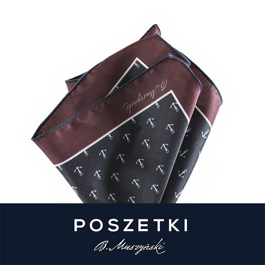 Poszetka w kotwice  b.muszyński