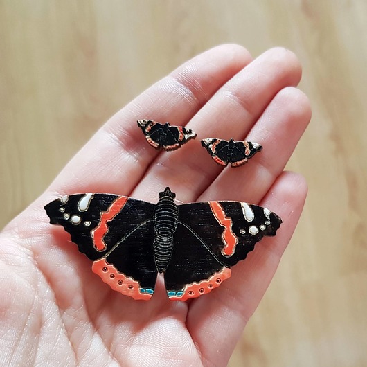 Motyl Rusałka Admirał MANEMIS