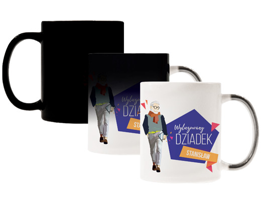 Kubek magiczny z nadrukiem- Dzień Babci/ Dziadka AllbagAllprints