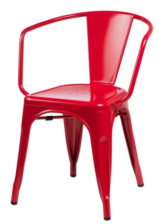Krzesło Metalove Arms red MIA home