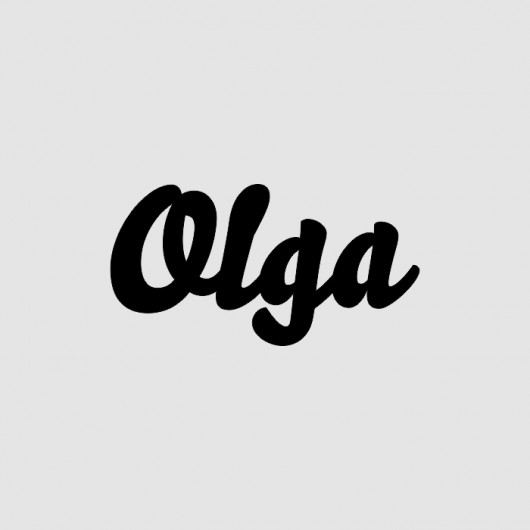 Napis Drewniany 3D OLGA LOVINA PRINTS