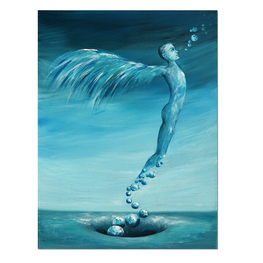obrazy Trzepot nieposkromionych piór, oryginalny obraz, surrealizam, realizm bajkowy