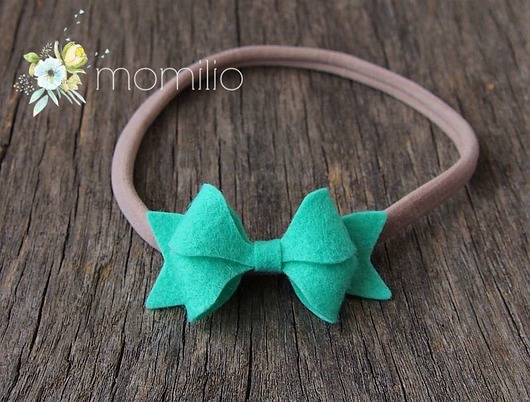 ozdoby do włosów dla dzieci Opaska do włosów Butterfly Bow Mint
