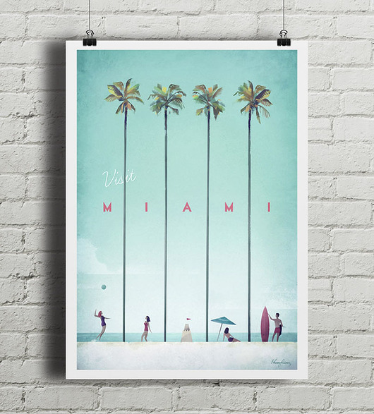 plakaty Miami - vintage plakat