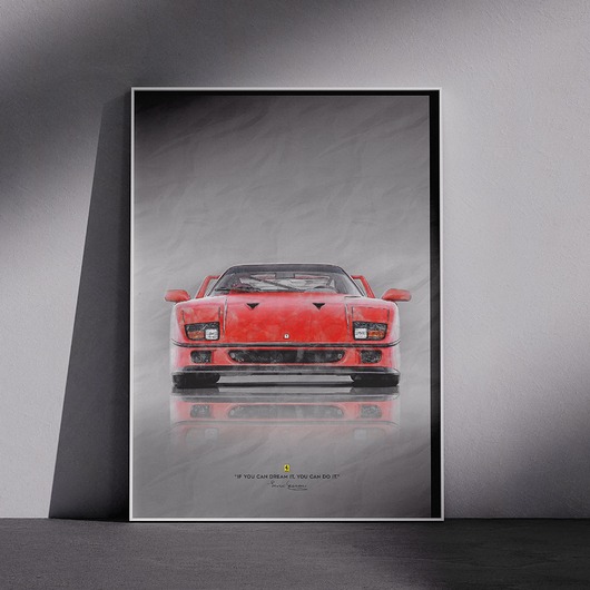 plakaty Plakat Legendy Motoryzacji - Ferrari F40