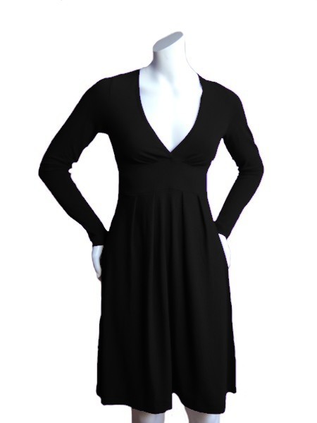 42(XL) Sukienka klasyczna czarna YULIYA BABICH
