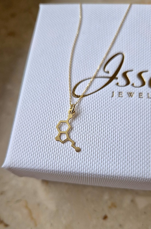 złote naszyjniki SEROTONINA II-naszyjnik złoto 585