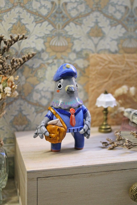 figurki i rzeźby Gołąb listonosza