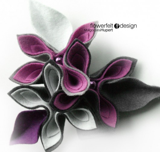kwiaty Bzu - brocha FlowerFelt Design