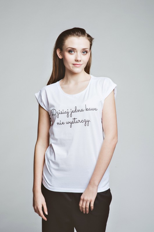 T-shirt Dzisiaj jedna kawa nie wystarczy magicboxshop