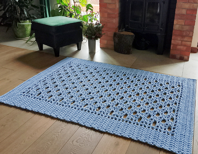 dywany Dywan Simon Blue