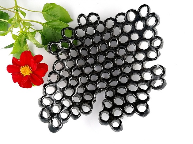 Patera ceramiczna - ażurowa poLEPIONE