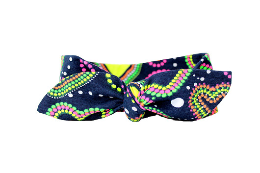 Opaska pin up neonowe serca Talulla