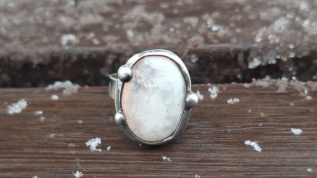 pierścionki - różne Kamień księżycowy - pierścionek regulowany