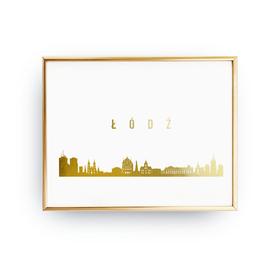 Plakat Łódź, Złoty Druk ZlotePlakaty