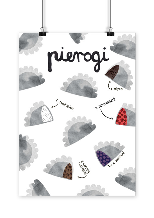 plakaty Plakat Pierogi
