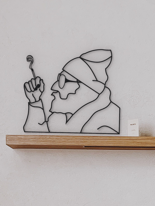 Ozdoby na ścianę Smokig man- mężczyzna z papierosem- dekoracja Marihuana- dekoracja ścienna
