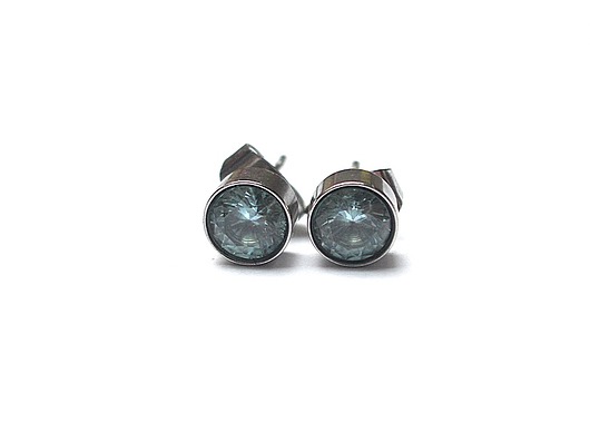 Alloys Collection /cyrkonie - baby blue/ KiKa pracownia