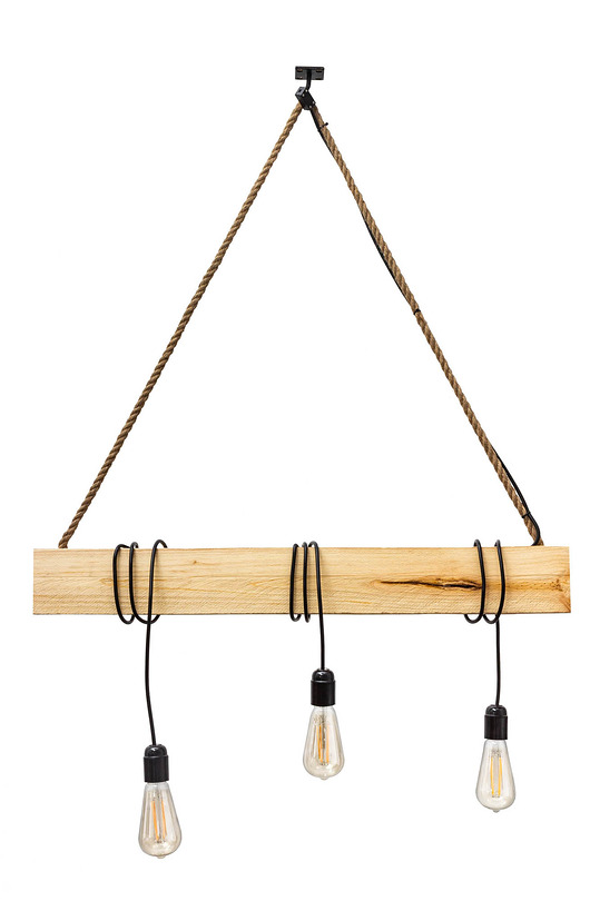 Lampa wisząca sufitowa loft drewno Marlo Mabrillo