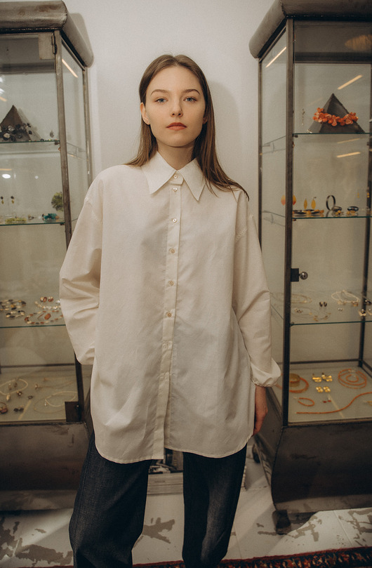 koszule damskie  Elegancka koszula o luźnym kroju