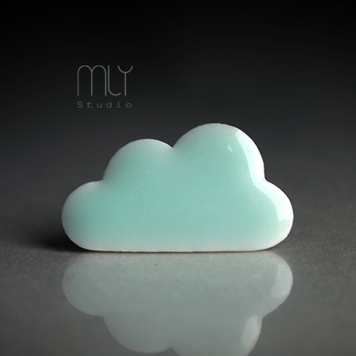 broszki Cumulus/broszka ceramiczna