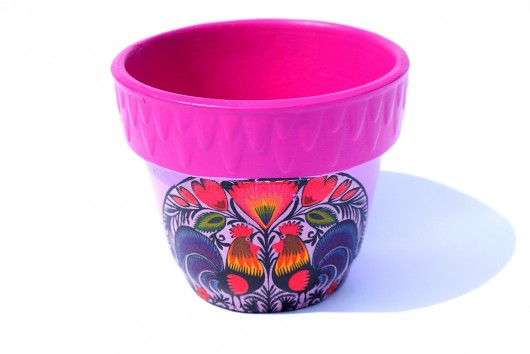 donica folk pink&purple fabryka zaczarowanych mebli
