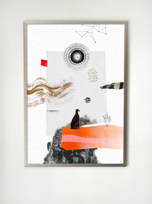 Autorska grafika Black Beauty PRINTLOVE