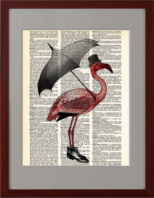 Plakat, poster, grafika, ilustracja, flaming nkcraftstudio